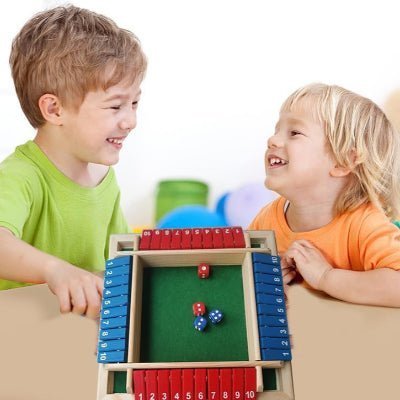 Jeu de Dés - Fun4Sides™ - Rouge Bleu