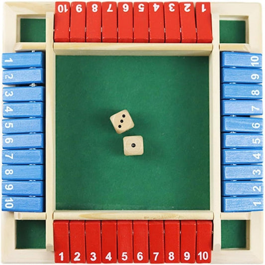 Jeu de Dés - Fun4Sides™ - Rouge Bleu