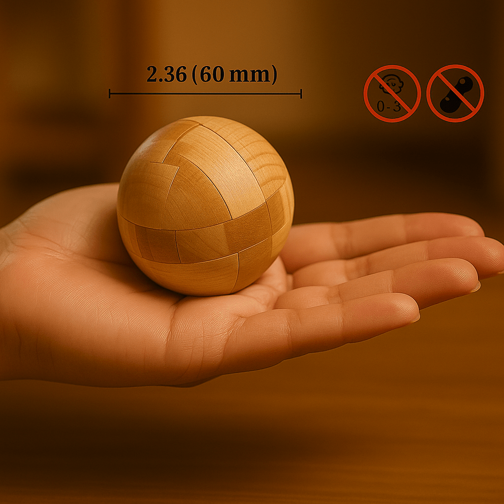 Casse Tête en Bois - LuBanPuzzle™ - Boule Mosaïque